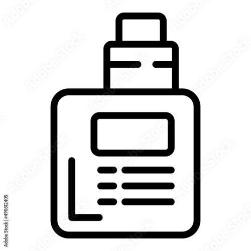 Modern vape icon outline vector. Electronic cigarette. E cig pen