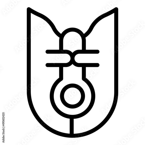 E cig tool icon outline vector. Vape cigarette. Electronic smoke