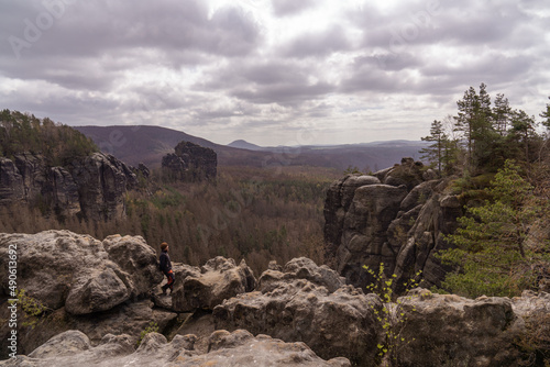 Spring has come to the mountains of saxon switzerland