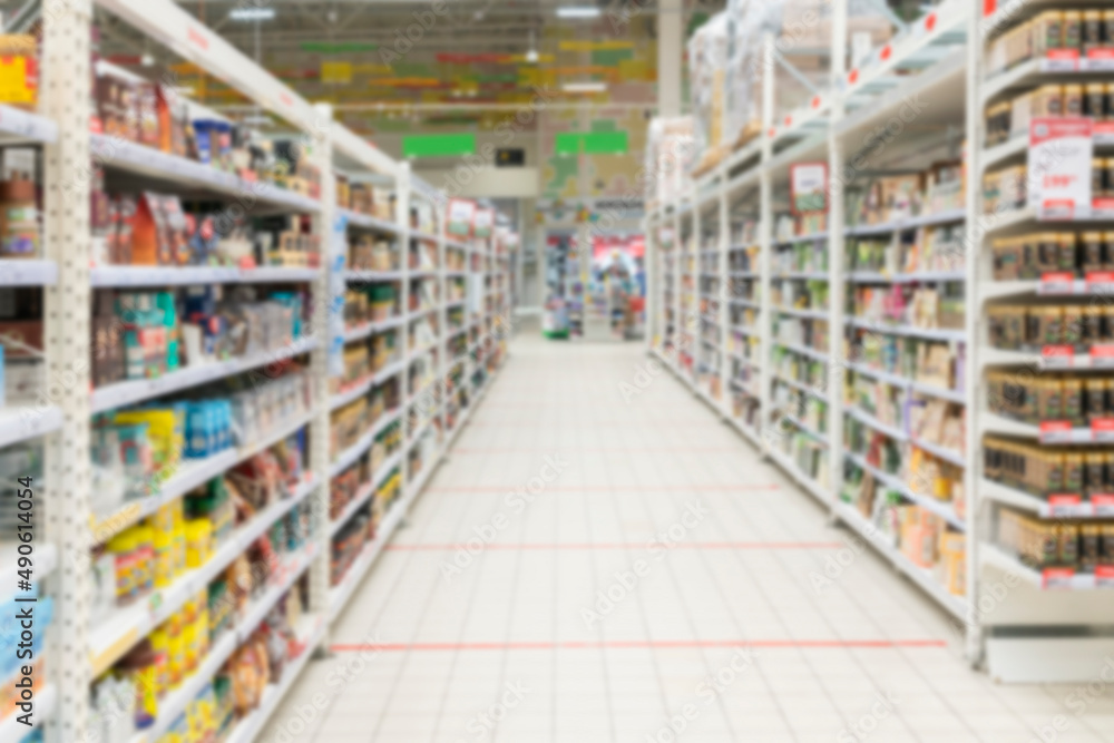The supermarket's trading floor is in a blur.