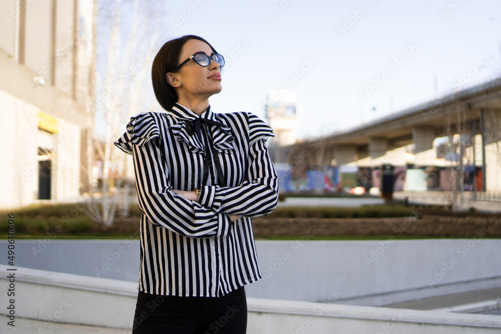 Young business woman with eyeglasses Young business woman with eyeglasses
