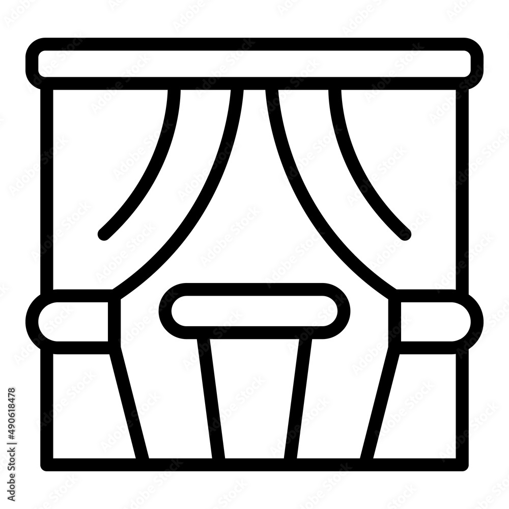 Fototapeta premium Party wedding icon outline vector. Event service. Delivery gift