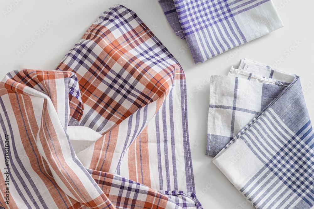 Vintage stripped cotton Handkerchiefs for men.