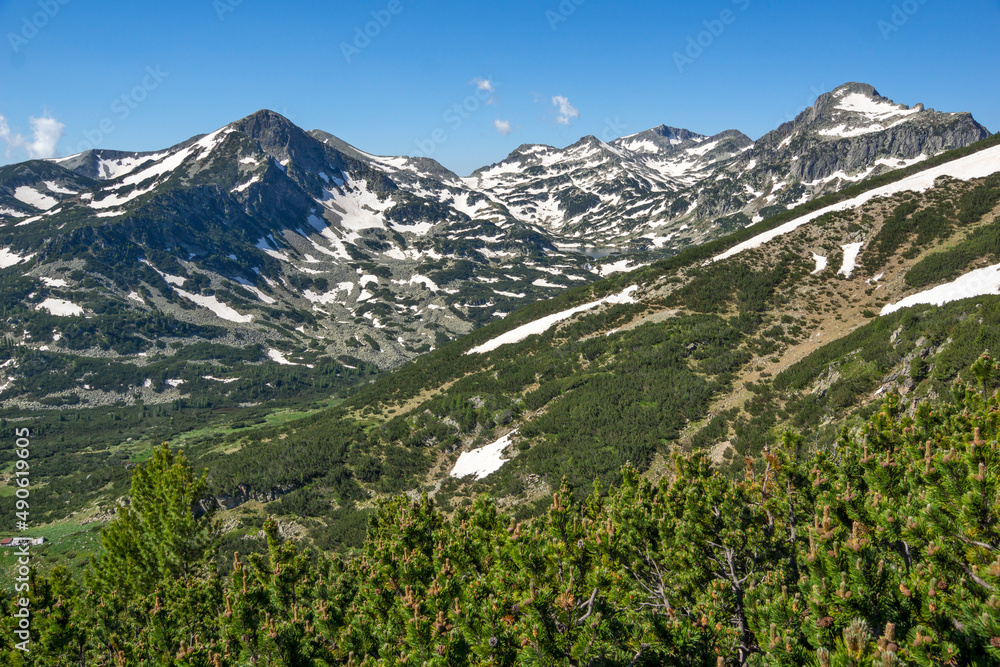 Landscape of Pirin Mountain near Popovo Lake, Bulgaria Landscape of Pirin Mountain near Popovo Lake, Bulgaria