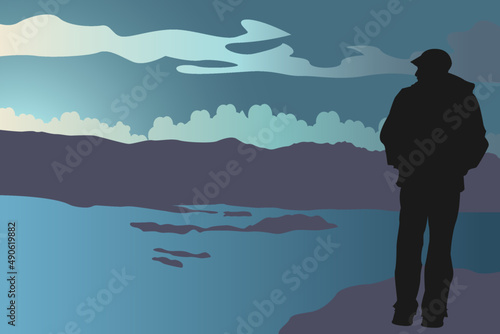 Watching the sun rise at the San Juan Islands