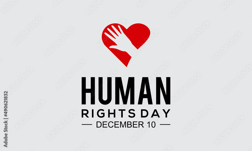 Human Rights Day. Vector template of Human Rights for banner, card, poster, background. Human Rights Day. Vector template of Human Rights for banner, card, poster, background.