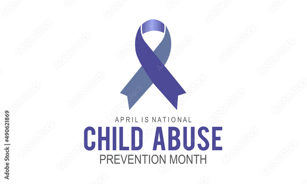 National Child Abuse Prevention Month. Child Abuse awareness banner, card,  poster, background. Stock-Vektorgrafik | Adobe Stock