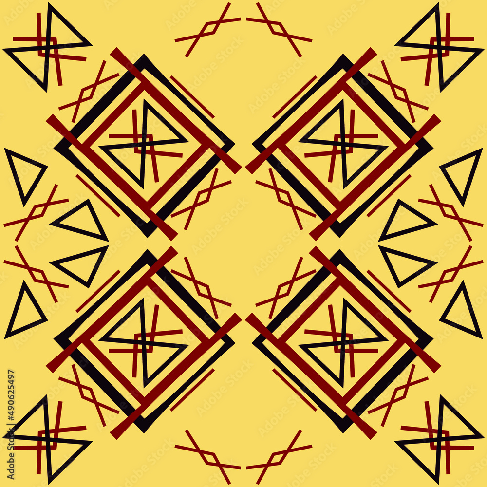 Fototapeta premium Abstract pattern geometric backgrounds 