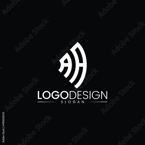 AA letter vector logo, AA monogram, a letter vector logo. AA logo company