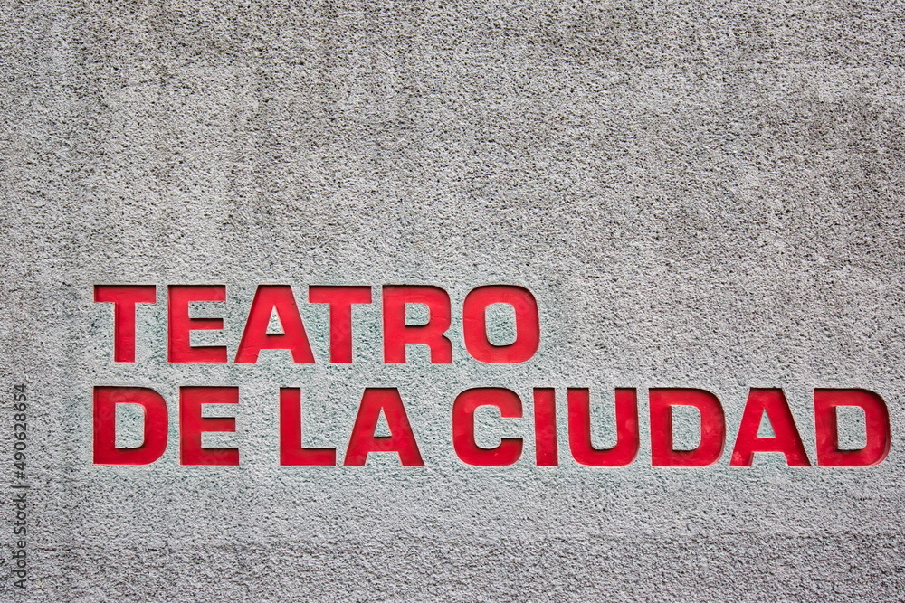 Monterrey, Teatro de la Cuidad (City Theater) on Macroplaza (La Gran