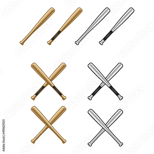 Baseball Bat Illustration, vector illustration
