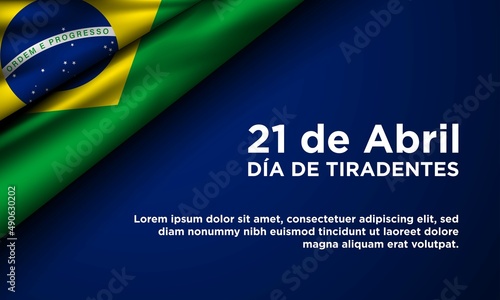Tiradentes Day Background Design