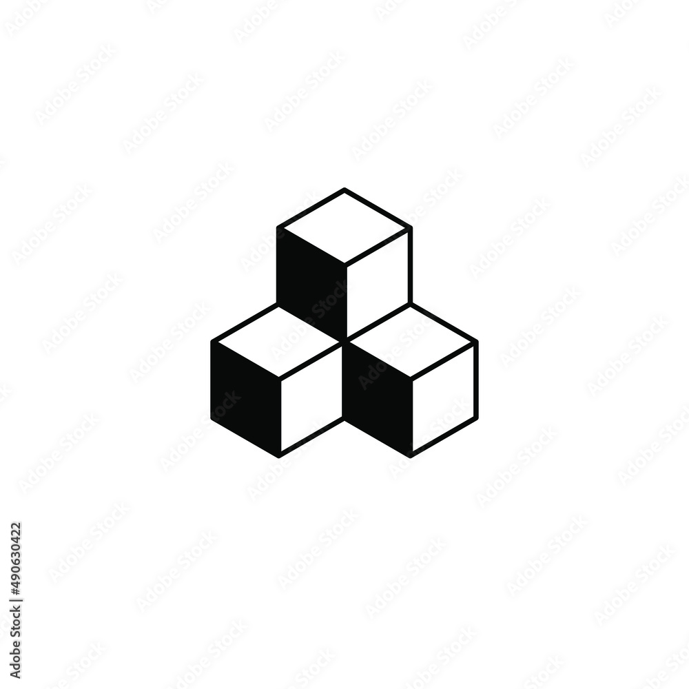Modern cube blockchain logo design concept. Fintech logomark illustration. Can representing program, ai, system, security, tech, creative, code, vpn. Modern cube blockchain logo design concept. Fintech logomark illustration. Can representing program, ai, system, security, tech, creative, code, vpn.