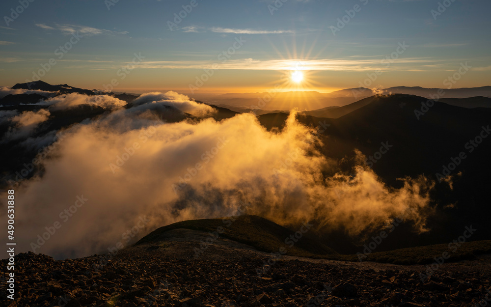 Sunrise Landscape in New Zealand