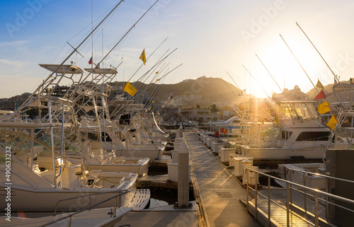 Photo Mexico, marina and yacht club in Cabo San Lucas, Los Cabos, departure point to El Arco and beaches