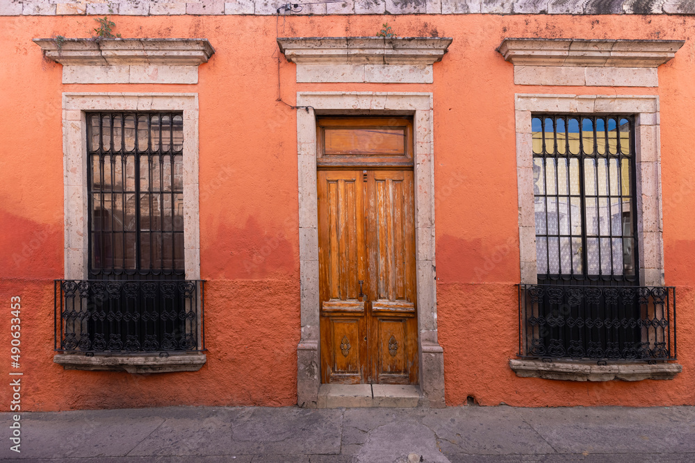 Mexico, Morelia tourist attractions of colorful streets and colonial