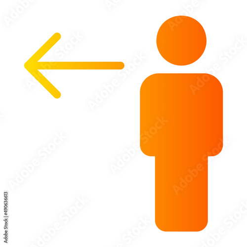 sign in gradient icon