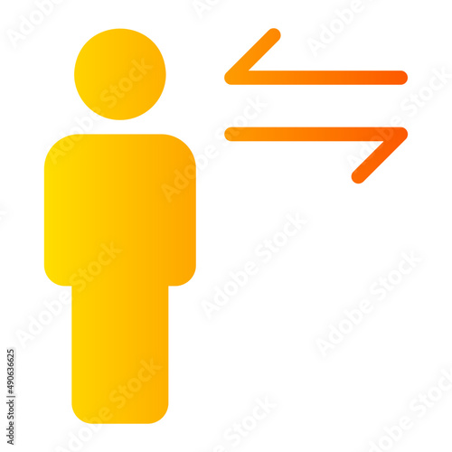 transfer switch gradient icon