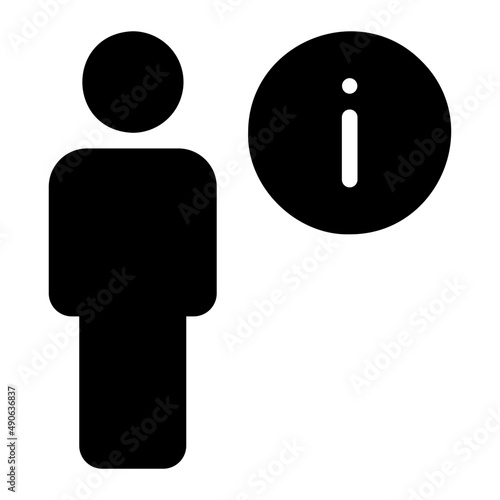 information glyph icon