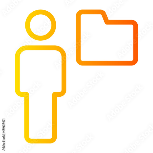 folder gradient icon