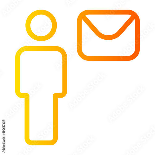 mail gradient icon