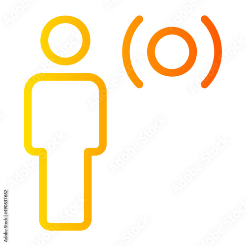 signal gradient icon