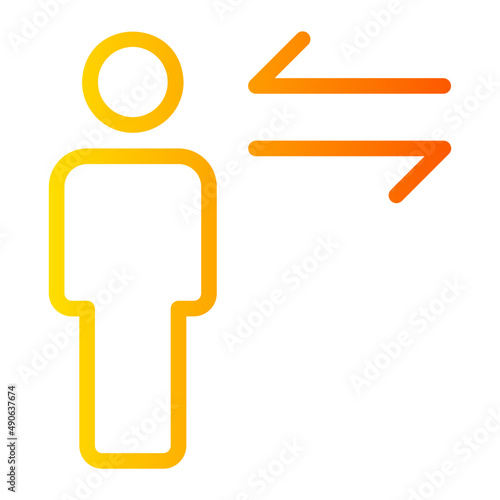 transfer switch gradient icon