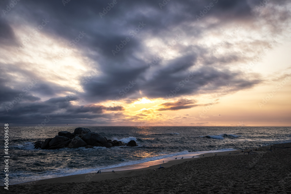 Obraz premium Sacheon beach sunrise