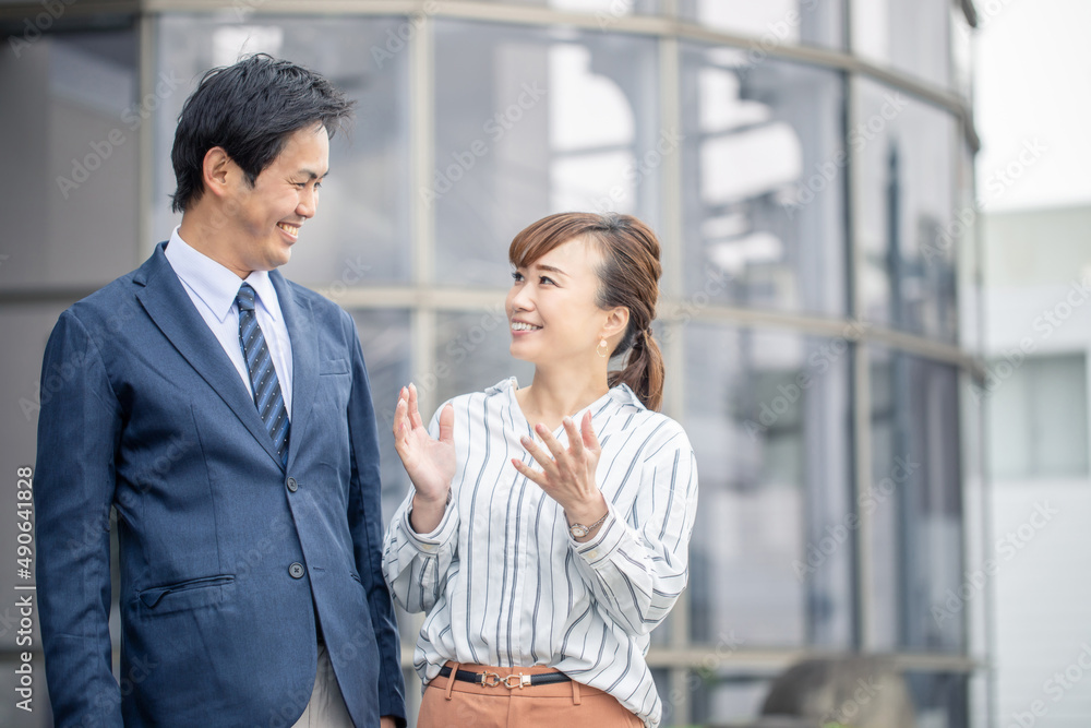 カジュアルビジネスの会社員
