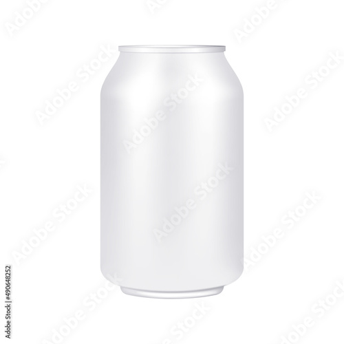 Vector can in mesh gradient style. Editable color
