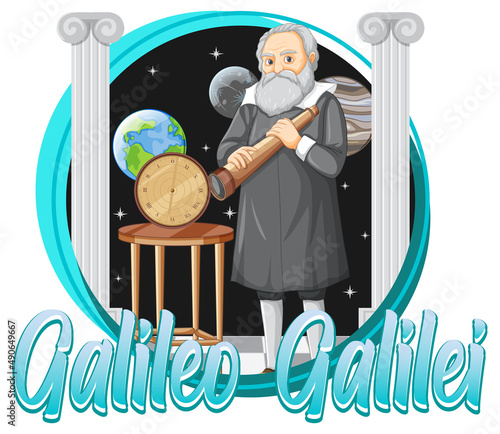 Galileo Galilei cartoon character