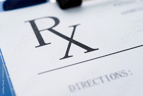 Wallpaper Mural Close up of blank prescription Torontodigital.ca