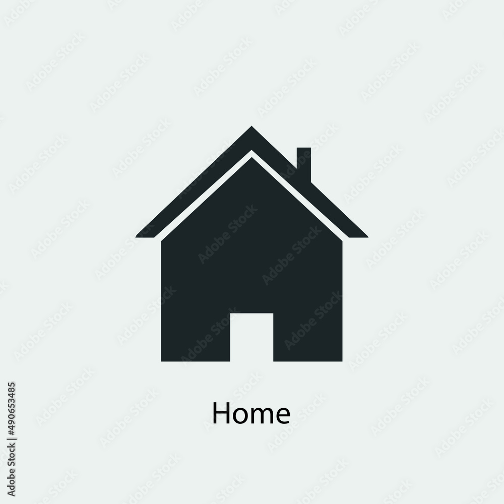 Home vector icon illustration sign Home vector icon illustration sign