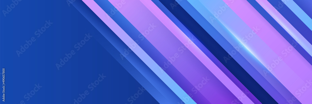 Obraz premium Modern abstract dark blue banner background. Vector illustration template with pattern. Design for technology, business, corporate, institution, party, festive, seminar, and talks.