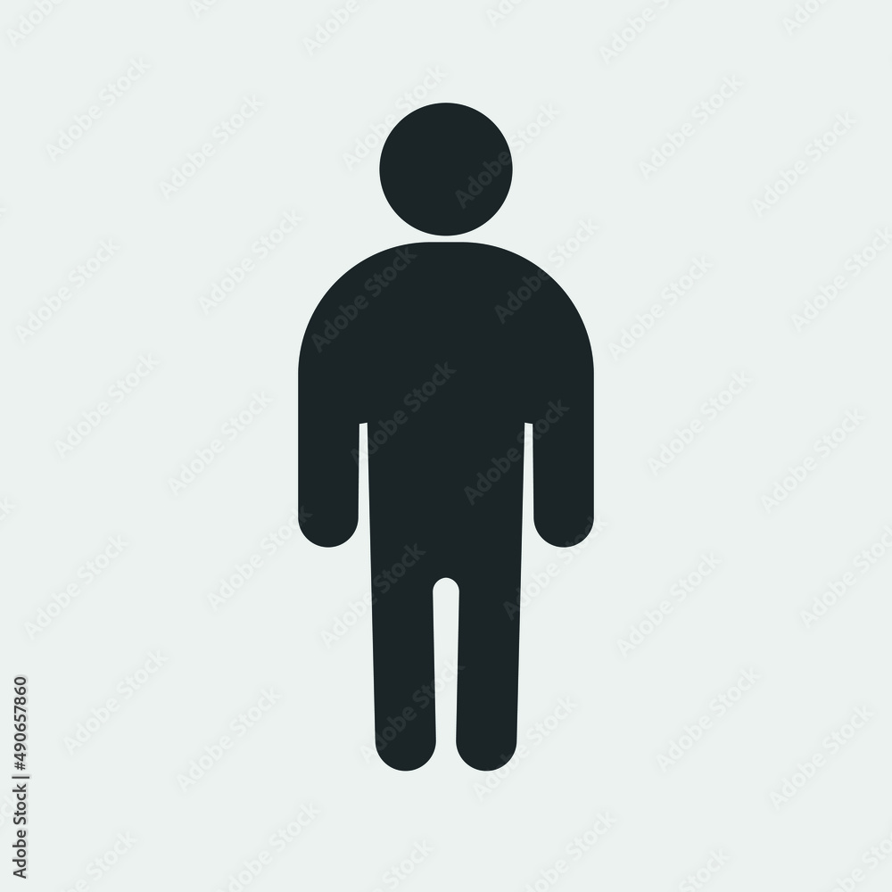 Man vector icon illustration sign Man vector icon illustration sign