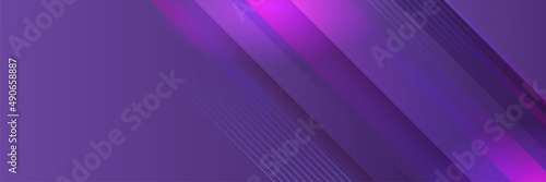 Modern abstract dark purple blue orange banner background. Vector abstract graphic design banner pattern background template.