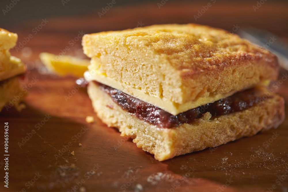 Bread with Butter and Red Beans Bread with Butter and Red Beans