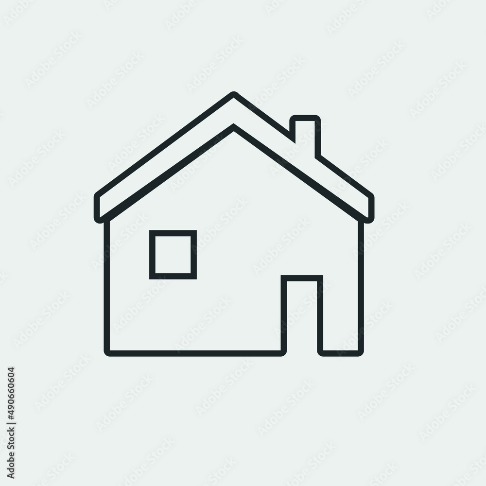 House vector icon illustration sign House vector icon illustration sign