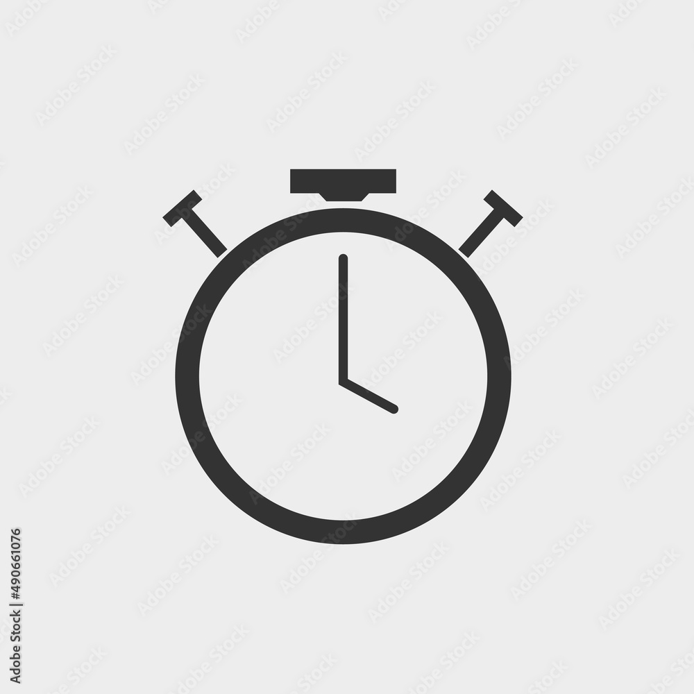 Timer vector icon illustration sign Timer vector icon illustration sign