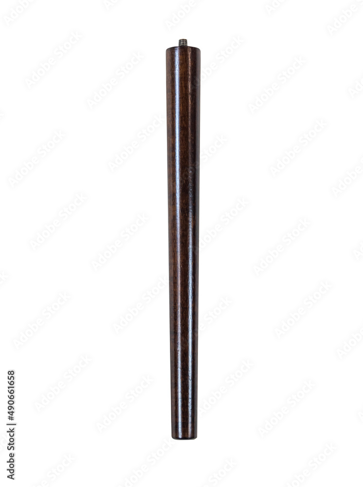 Wooden furniture legs of dark color Wooden furniture legs of dark color