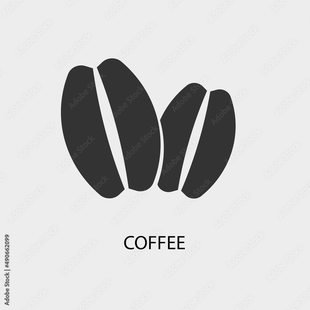 Obraz premium Coffee vector icon illustration sign