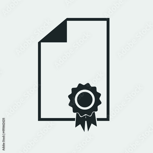 License vector icon illustration sign