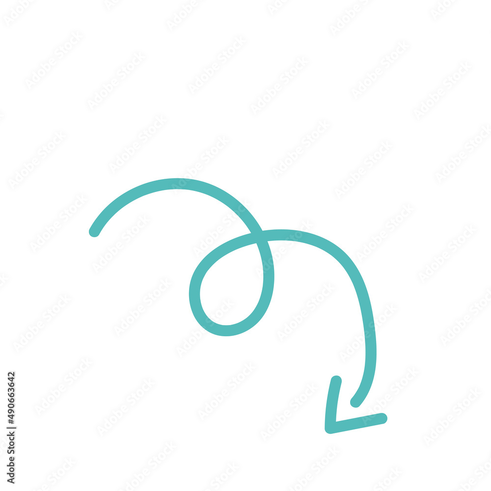abstract arrow hand drawn shape abstract arrow hand drawn shape