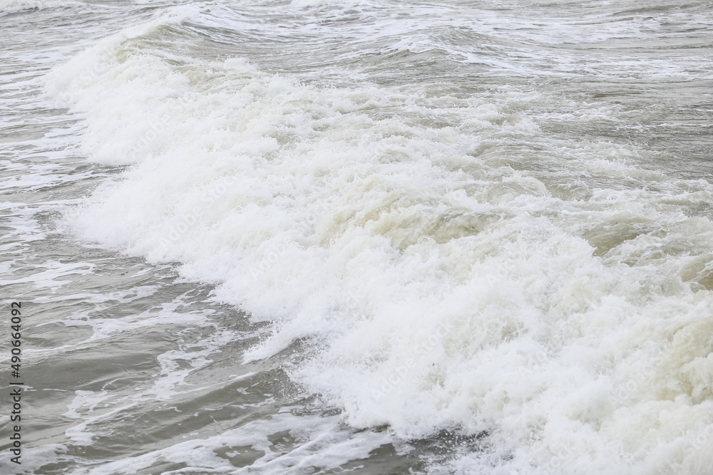 Baltic sea water splashes close up texture view. Baltic sea water splashes close up texture view.