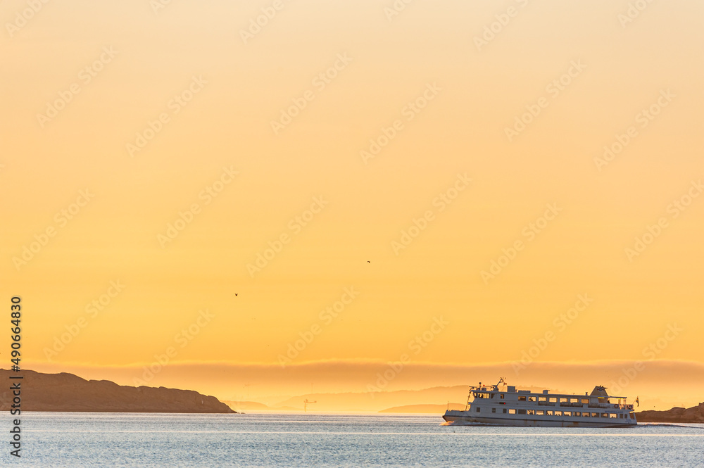 Passenger ferry at sea, Sweden