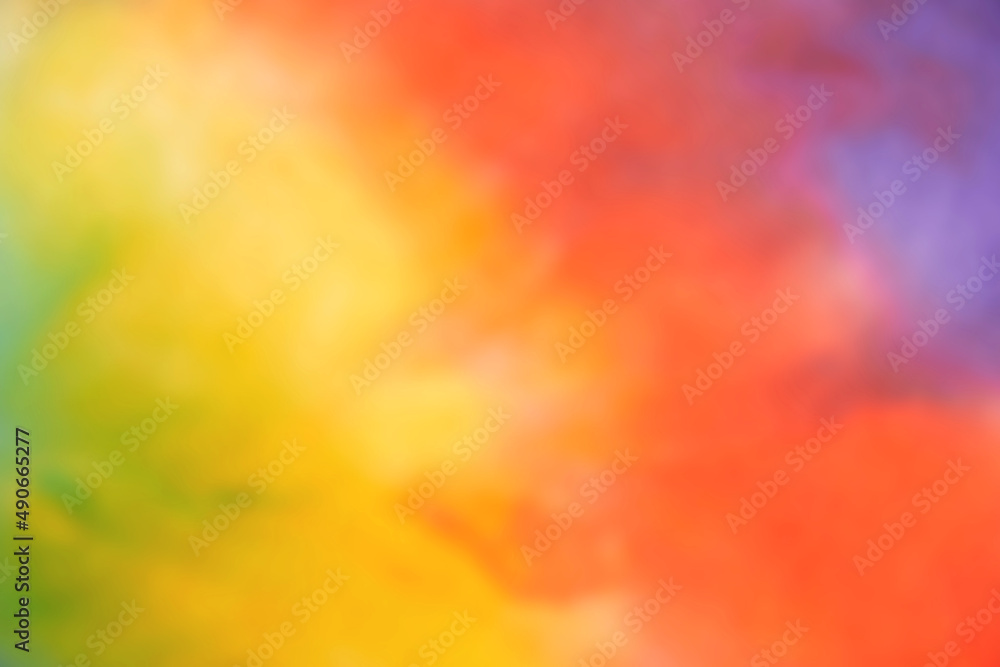 Blurred abstract tie dye multicolor fabric cloth pattern texture for  background or groovy wedding card, sale flyer, 60s, 70s poster, kid tie-dye  diy backdrop. Modern Watercolor Wet Brush Fabrics Art Stock Photo |