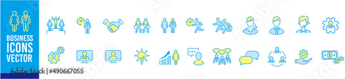 business loyalty icons vector sign