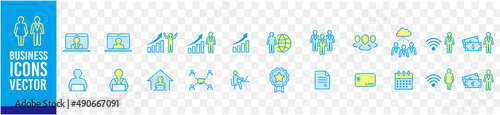 business loyalty icons vector sign