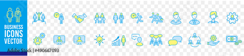 business loyalty icons vector sign