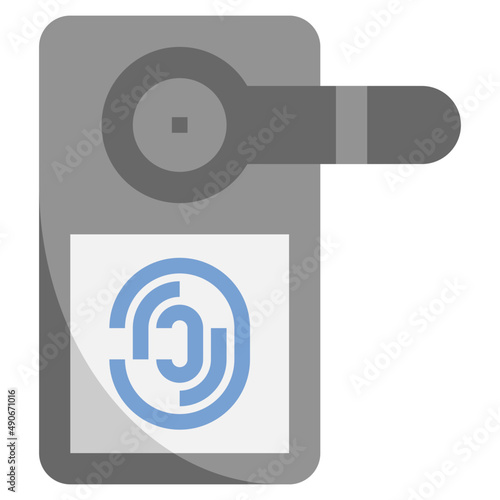 DOOR LOCK flat icon,linear,outline,graphic,illustration
